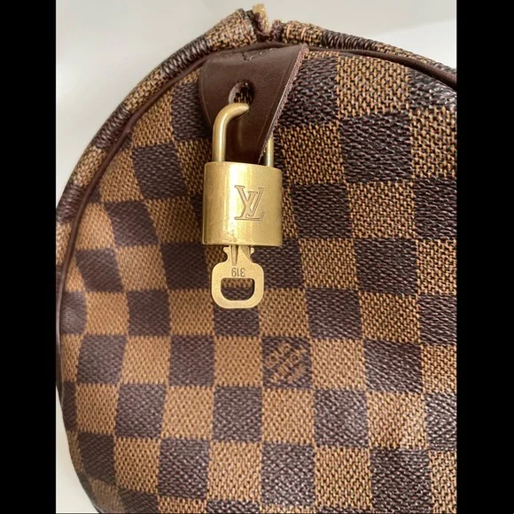 Louis Vuitton Brown Damier Ebene Speedy 30 - Picture 3 of 4
